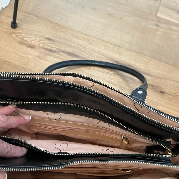 Baci medium satchel leather purse - Picture 10 of 14